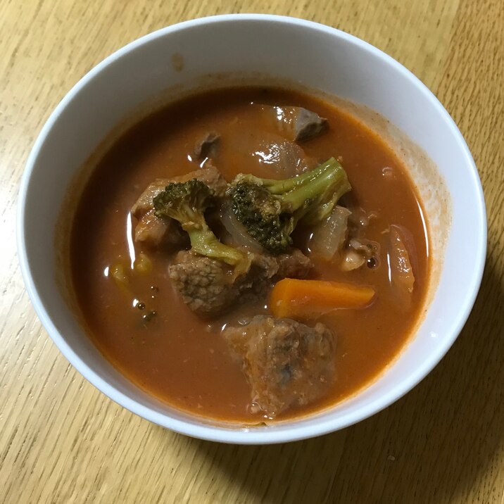 自動圧力鍋で作る♫超簡単猪肉のトマトソース煮